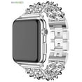 thumbnail image 2 of BadPiggies Cowboy Chain Replacement Bands Strap Bracelet for Apple Watch iWatch Series 7 6 5 4 3 2 1 38/40mm 42/44mm, 2 of 8