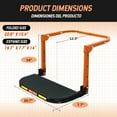 thumbnail image 3 of SEKAM Heavy-Duty Folding Tire Step for Trucks and SUVs, Adjustable Wheel Step Platform, 350 Lbs Capacity, 3 of 8