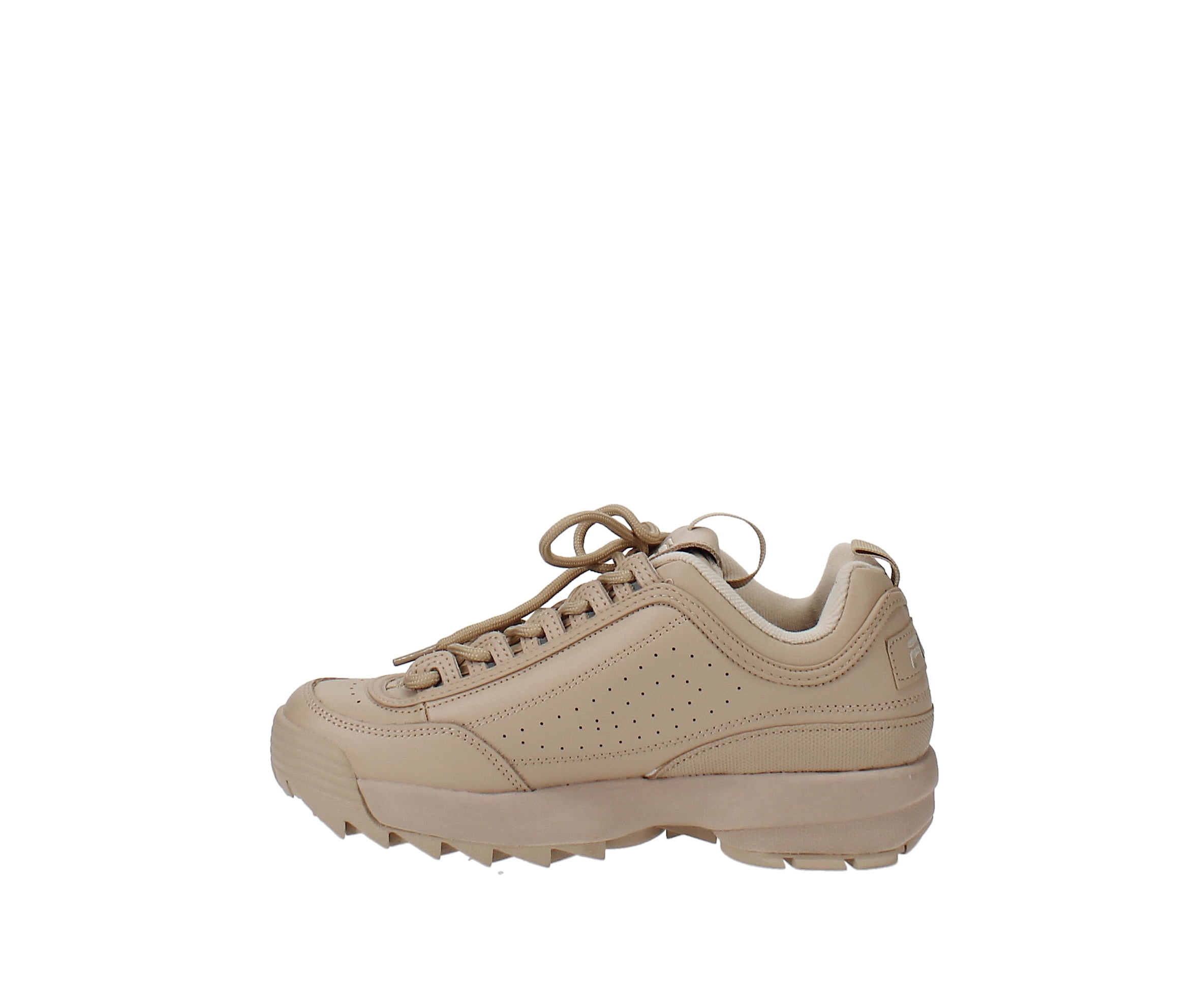 Fila Women s Disruptor Ii Autumn Sand Ankle High Leather Sneaker