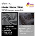thumbnail image 5 of Bufanda Elzama Infinity Loop de color liso con bolsillo oculto para mujer, 5 of 5