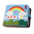 thumbnail image 1 of Libro de tela de cuentos Montessori, juguete sensorial preescolar de aprendizaje temprano, juguete sensorial para , regalo de cumpleaños para SM SunniMix Tablero ocupado Montessori, 1 of 8