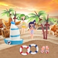 thumbnail image 3 of 11pcs Miniature Beach Items Micro Landscape Beach Ornaments for DIY Miniature Garden, 3 of 8