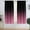 Pink, variant on Red and Black Window Curtain Abstract Ombre Mens Gothic Striped Modern Art Aesthetic Fun Unique Minimalist Living Room Bedroom Window Drapes Treatment Fabric 1 Pair, 42" W x 84" L, Gradient