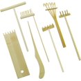 thumbnail image 1 of shiyou-7 PCS Garden Rake Kit, Garden Zen Rake Tools Sand Garden Kits Bamboo Rakes Tool Bamboo Rakes Holder with Moss Rakes Brusher Spoon for Man Women, 1 of 4