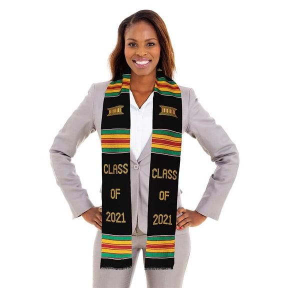 Class of 2021 Kente Cloth Stole / Sash. Graduation
