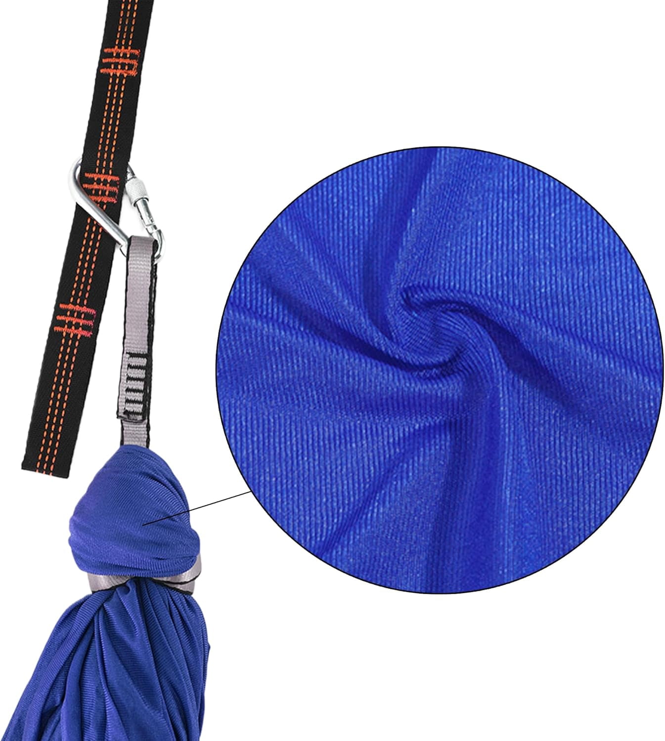 Sensory Swing for Kids/Adults, Therapy Swing Toddlers Hammock for Autism, ADHD,Special Needs Swing for Calming & Relaxing, Sensory Chair Toys & Gift (Hardware Included), 59x110in (Royal Blue)