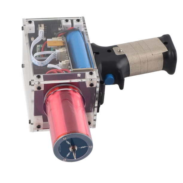 Kit de Bobina de, Bobinas de Plasma Shell Acrílico Transparente Operación Fácil 1.1-1.3MHz US ENCHIP AC100-240V PARA JUNGAR