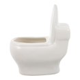 thumbnail image 4 of Ceramic Flowerpot Closestool Shaped Home Gardening Storage Holder Chic 12X11X7CM 1Pack, 4 of 5