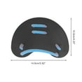 thumbnail image 4 of Unique Bargains 1 Pair Unisex Adult Durable Hand Flippers for Swimming Black, 4 of 6