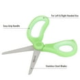 thumbnail image 6 of Pen+Gear 5-inch Blunt-tip Kids Scissors, Ages 4-7, School Supplies, 2-pack, Blue & Green, 6 of 8