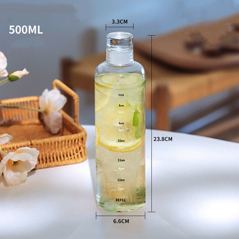 BESPORTBLE 4pcs Time Scale Water Glass Exercise Water Bottle Large Drinking  Bottle Water Jug Glass W…See more BESPORTBLE 4pcs Time Scale Water Glass