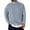 Sky Blue, variant on Men Oversized Chunky Knit Sweater Crew Neck Drop Shoulder Long Sleeve Loose Fit Solid Pullover Jumper for Fall Winter