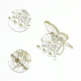 thumbnail image 5 of Unique Bargains Fashion Butterfly Small Clip Hairdo Clip for Women 6 Pcs Gold Tone Pink Yellow, 5 of 5