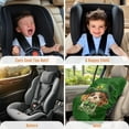 thumbnail image 5 of KUIFORTI St Patricks Day Car Seat Sun Shade Cover Baby, Cute Dog Car Seat Protector, Reflective Heat Protector for Keeping Infant Car Seat Cool, Easy to Install, 5 of 7