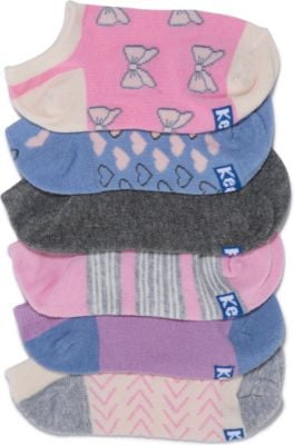 Keds Kids Ankle Socks Creol Pink Asst Size M Keds Girls Clothing Underwear Socks 