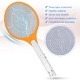 thumbnail image 3 of Lishi Rechargeable Electric Fly Mosquito Swatter - Orange, 3 of 13