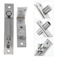 thumbnail image 4 of 1 Set Stainless Steel 360 Degree Rotation Hidden Door Pivot Hinge for Wood Doors, 4 of 5