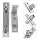 thumbnail image 3 of 4pcs Acero inoxidable Rotación de 360 ​​grados Puerta oculta Piedra Bisagra de pivote para puertas de madera, 3 of 6