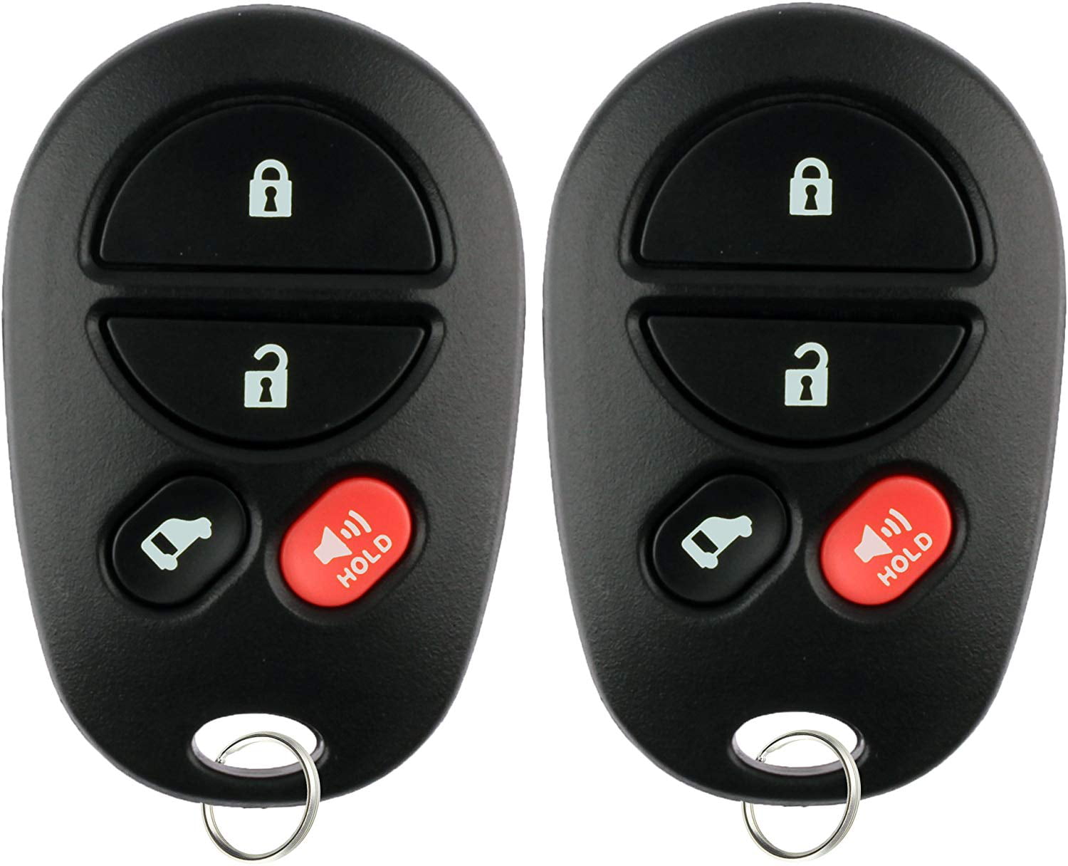 Fob 2 Replacement For 2004 2005 2006 2007 2008 2009 2010 Toyota Sienna Key 