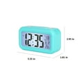shyuyusa Digital Alarm Clock With Background Lighting LCD Display