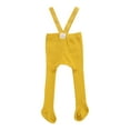 thumbnail image 6 of Douhoow 0-3Y Baby Suspender Overall Pantyhose Solid Color Ribbed Knit Tights Infant Autumn Leggings, 6 of 7
