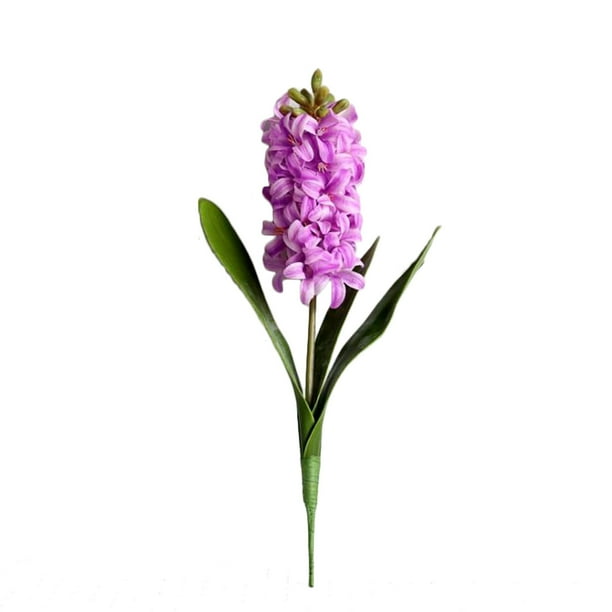 Orientalis 3 Piezas De Jacinto Artificial Púrpura Orientalis PE Multifuncional Jacinto Artificial Orientalis Ramo Decoración Para Cocina Alféizar Sala De Estar