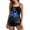 Sky Blue, variant on Modest Tankinis Womens Swimwear 2 Piece Sets Halter Bathing Suits Beach Vacation Tankini Swimsuits with Bottom(Purple M)