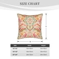 thumbnail image 4 of Xecao Indian Paisley 1 Print Soft Velvet Decorative Throw Pillow Covers, Square Cushion Cases for Bed, Sofa, Living Room, Car, and Indoor Outdoor Use-16"x16", 4 of 8
