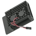 thumbnail image 3 of Caja de aluminio con ventilador de refrigeración dual para Raspberry Pi 4B, 3 of 10