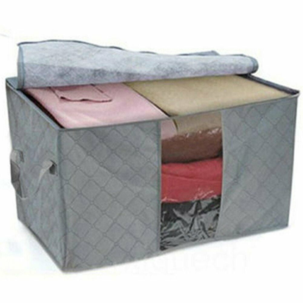 US Large Anti Dust Clothes Storage Bag Quilt Blanket Storage Sort Home  Organizer - Redstag Supplies