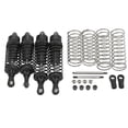 thumbnail image 3 of RC Front Rear Shock Absorbers, Front Rear Suspension Damper High Elasticity Adjustable Height  For LOSi Lasernut U4 Tenacity Off Road Vehicles Black, 3 of 8