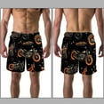 thumbnail image 3 of luoweisi Men's Beach Shorts Quick Dry Swim Trunks with Mesh Lining Motorcycle XL, 3 of 5