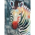thumbnail image 2 of Popp, Grace 25x32 Black Ornate Wood Framed with Double Matting Museum Art Print Titled - Prism Zebra II, 2 of 4
