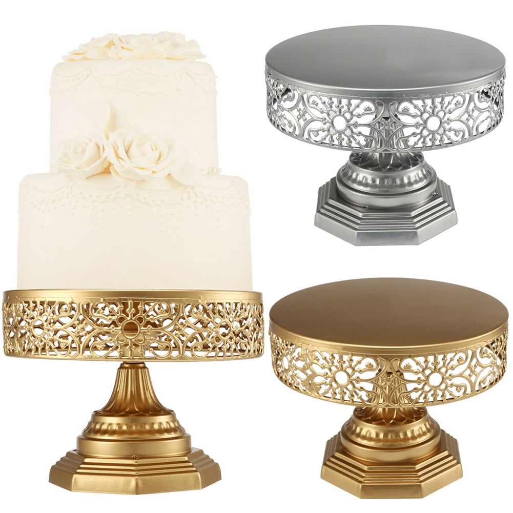 12-Inch CAKE STAND Metal Wedding Event Party Cupcake Display Pedestal Platter 