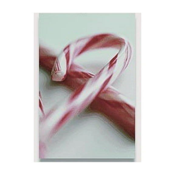 Candy Cane Holiday Greeting Cards with White Envelopes - 4x6in. - 10 Pack (xsp400-36pdq)