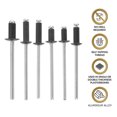 thumbnail image 6 of WHAMVOX 1 Set Pop Rivet Assorted Blind Aluminum Long Rivet Decorating Fastener Nail, 6 of 8