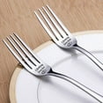 thumbnail image 4 of Valentine Gift Tableware Engraved Fork Best Present For Husband Madam Family And Friends Tableware Printing Stainless Steel Fork, 4 of 4