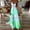 (Fashion 73)Green, variant on Aimik Maxi Sundress for Women Summer Printed Everyday Maxi Dress Ankle Length Draped Fabric Breathable Comfort Outdoor Dress
