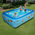 thumbnail image 5 of Inflatable Pool, Durable Thickened Blow up Kiddie Pool for Kids, Toddlers and Adults, BPA-Free Family Swimming Pool, 6.9 x 5 x 1.8 ft, Blue, 5 of 10