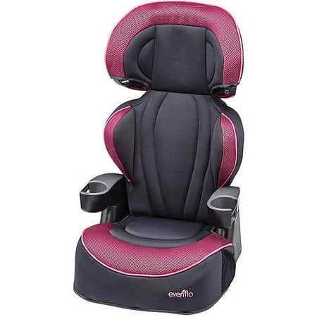 Evenflo Big Kid Lx Booster Car Seat, Berry Blast