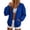 (New12)Blue, variant on Women's Trendy Cardigan Jacket Casual Long Sleeve Pocket Loose Fit Loungewear Daily Fall Workout Layering Jacket for Women