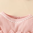 thumbnail image 6 of Yindaity Newborn Girl Dresses Newborn Baby Girl Summer Dress Ruffle Sleeveless Floral Embroidery Romper Dress Headband Beautiful Clothes Set(Light Pink,6-9 Months), 6 of 9
