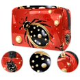 thumbnail image 2 of Seven Starred Iadybird Waterproof Printed Cosmetic Storage Bag with Zipper - Lightweight, Large Capacity Travel Pouch for Ladies and Girls, 2 of 6