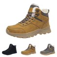 thumbnail image 4 of NOKIO Men'S Snowshoeing Fleece-Lined Boots Men'S Snow Boots Men'S High Top Snow Boots Fashion Casual Trainers Breathable Flat Casual Shoes Winter Padded Warm Men'S Boots Men'S Winter Hiking Boots, 4 of 5