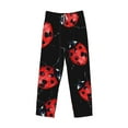 thumbnail image 4 of Disketp Beautiful Red Ladybug Men'S Pajama Pants - Ultra Soft Fleece Sleep And Lounge Pants (Size: S-Xxl), 4 of 9