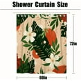 thumbnail image 6 of SUMAX1989 Boho Floral Shower Curtain Tropical Leaves Floral Colorful Shower Curtains for Bathroom Shower Curtain with 12 Hooks 60×72" - Floral 1, 6 of 8