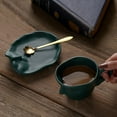 thumbnail image 4 of Taza y platillo para café hecho a mano, de cerámica, con forma de beso, creativo, de lujo, ligero y exquisito, para amigos hombres y mujeres, 4 of 6