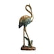 thumbnail image 1 of Figura de grulla, figura de cigüeña, estatua creativa de pájaros, figura de resina para granja 20x10x51cm, 1 of 9
