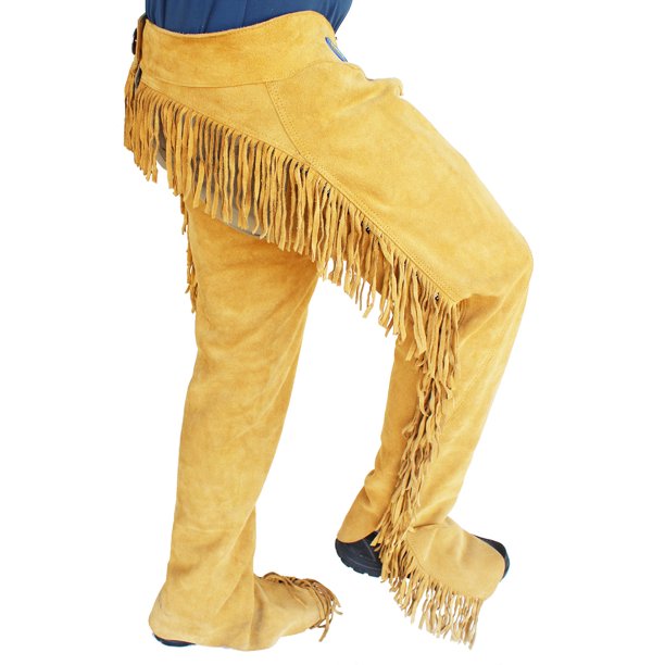 Horse Western Smooth Suede Leather Cowboy Cutting Chaps 924F03