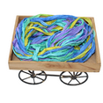thumbnail image 4 of Knitsilk Recycled Sari Silk Ribbon Yarn|Best for Crochet, Knitting, and Embroidery and Jewelry Making |Sustainable and Unique Texture Ribbon Yarn|50 GMS-30Yards-Tye and dye, Pack of 2, 4 of 10